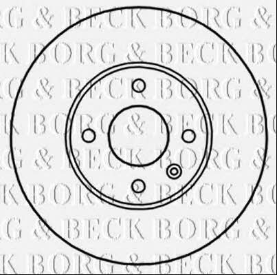 Borg & beck BBD5249 Front brake disc ventilated BBD5249