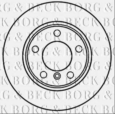 Borg & beck BBD5263 Front brake disc ventilated BBD5263