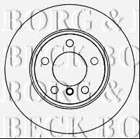 Borg & beck BBD5264 Front brake disc ventilated BBD5264