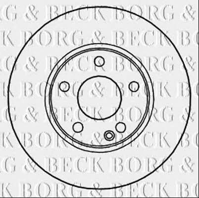 Borg & beck BBD5267 Front brake disc ventilated BBD5267