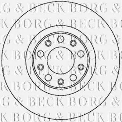 Borg & beck BBD5271 Front brake disc ventilated BBD5271