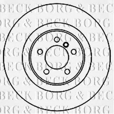 Borg & beck BBD5830S Front brake disc ventilated BBD5830S