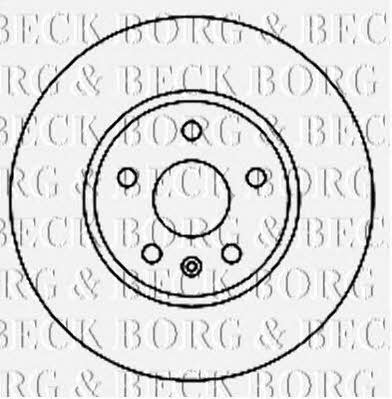 Borg & beck BBD5894S Front brake disc ventilated BBD5894S