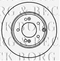 Borg & beck BBD5906S Front brake disc ventilated BBD5906S