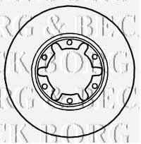 Borg & beck BBD5907S Front brake disc ventilated BBD5907S