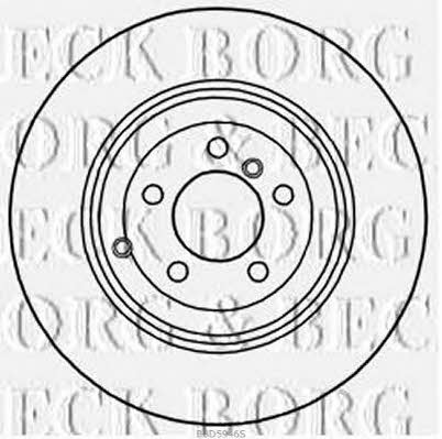 Borg & beck BBD5946S Rear ventilated brake disc BBD5946S