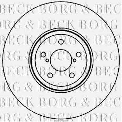 Borg & beck BBD5959S Front brake disc ventilated BBD5959S