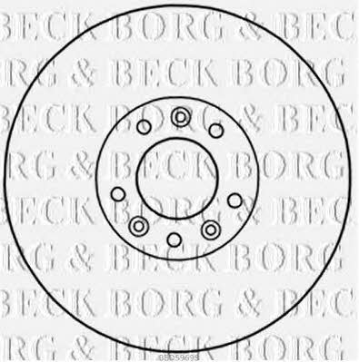 Borg & beck BBD5969S Front brake disc ventilated BBD5969S