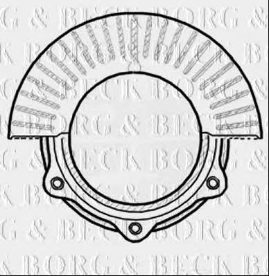 Borg & beck BBD6021S Rear ventilated brake disc BBD6021S
