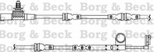 Borg & beck BWL3086 Warning contact, brake pad wear BWL3086