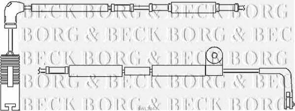 Borg & beck BWL3047 Warning contact, brake pad wear BWL3047