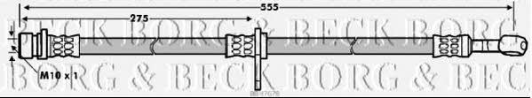 Borg & beck BBH7678 Brake Hose BBH7678