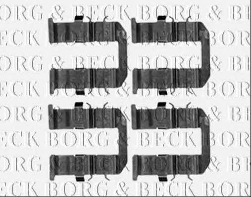 Borg & beck BBK1289 Mounting kit brake pads BBK1289