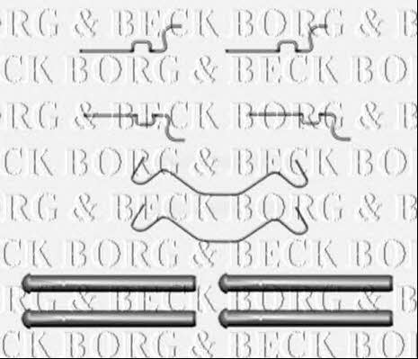 Borg & beck BBK1332 Mounting kit brake pads BBK1332
