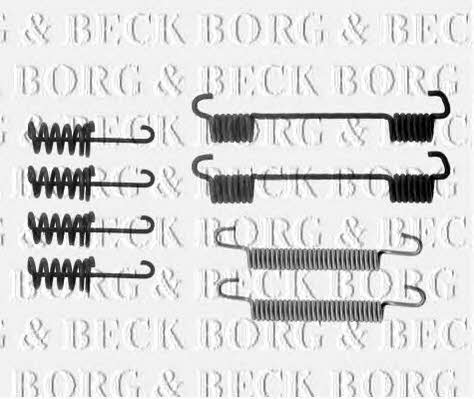 Borg & beck BBK6190 Mounting kit brake pads BBK6190