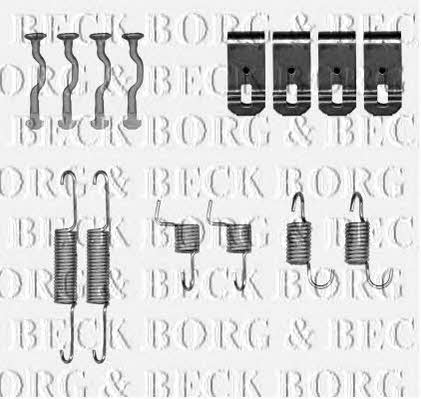Borg & beck BBK6191 Mounting kit brake pads BBK6191