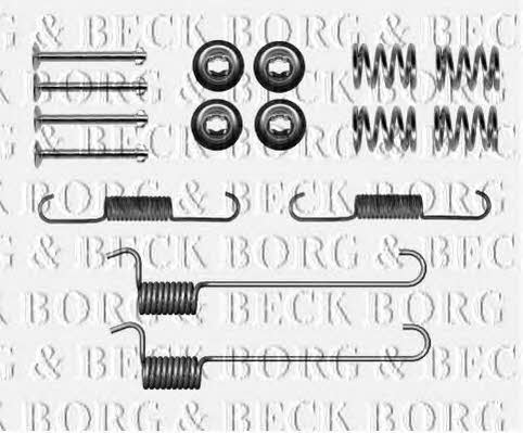 Borg & beck BBK6162 Mounting kit brake pads BBK6162