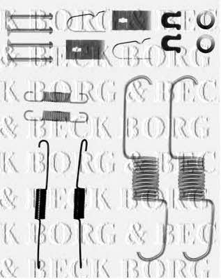 Borg & beck BBK6269 Mounting kit brake pads BBK6269