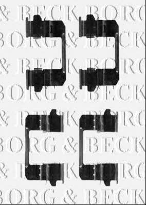 Borg & beck BBK1514 Mounting kit brake pads BBK1514