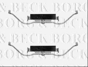 Borg & beck BBK1586 Mounting kit brake pads BBK1586