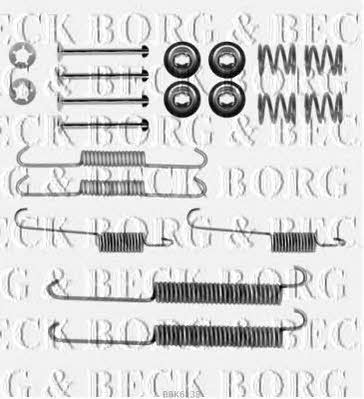 Borg & beck BBK6138 Mounting kit brake pads BBK6138