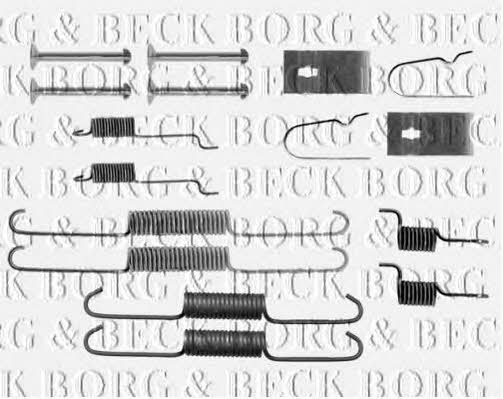 Borg & beck BBK6220 Mounting kit brake pads BBK6220