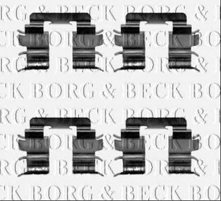 Borg & beck BBK1453 Mounting kit brake pads BBK1453