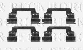 Borg & beck BBK1573 Mounting kit brake pads BBK1573