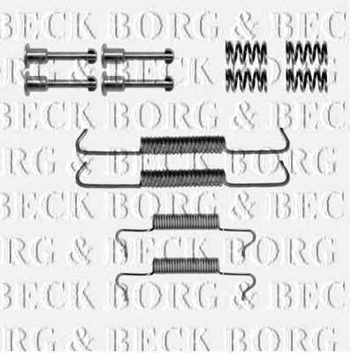 Borg & beck BBK6210 Mounting kit brake pads BBK6210