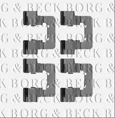 Borg & beck BBK1257 Mounting kit brake pads BBK1257