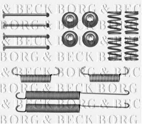 Borg & beck BBK6314 Mounting kit brake pads BBK6314