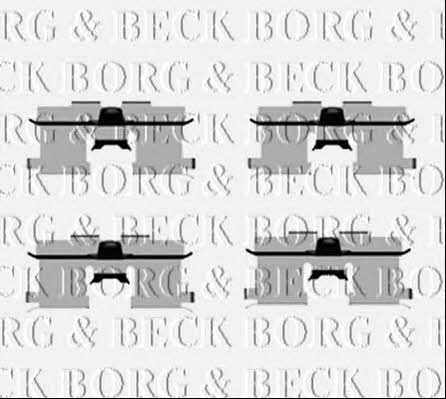 Borg & beck BBK1314 Mounting kit brake pads BBK1314