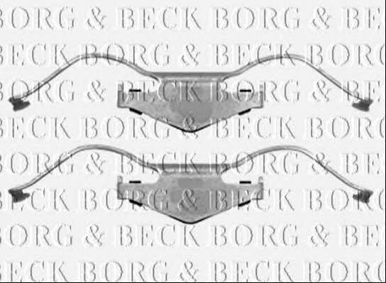 Borg & beck BBK1402 Mounting kit brake pads BBK1402