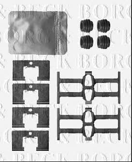 Borg & beck BBK1473 Mounting kit brake pads BBK1473