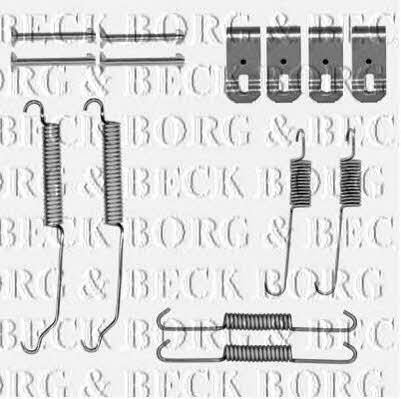 Borg & beck BBK6309 Mounting kit brake pads BBK6309