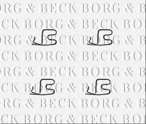 Borg & beck BBK1391 Mounting kit brake pads BBK1391