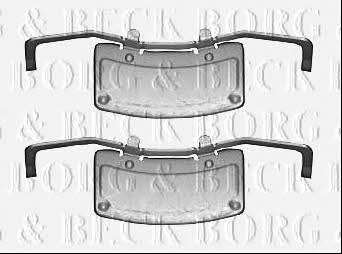 Borg & beck BBK1562 Mounting kit brake pads BBK1562