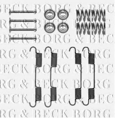 Borg & beck BBK6323 Mounting kit brake pads BBK6323