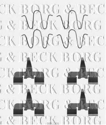 Borg & beck BBK1206 Mounting kit brake pads BBK1206