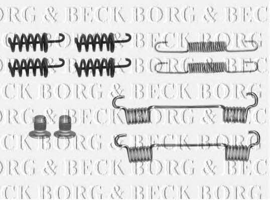 Borg & beck BBK6284 Mounting kit brake pads BBK6284