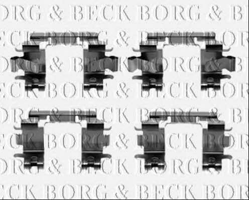 Borg & beck BBK1344 Mounting kit brake pads BBK1344
