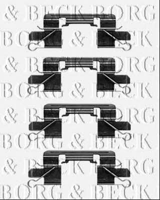 Borg & beck BBK1397 Mounting kit brake pads BBK1397