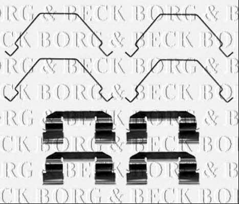 Borg & beck BBK1470 Mounting kit brake pads BBK1470