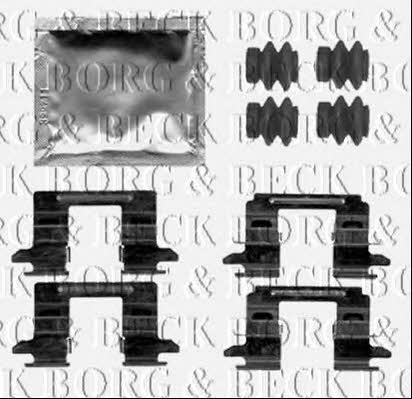 Borg & beck BBK1521 Mounting kit brake pads BBK1521