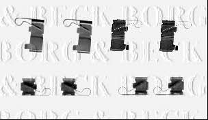 Borg & beck BBK1585 Mounting kit brake pads BBK1585