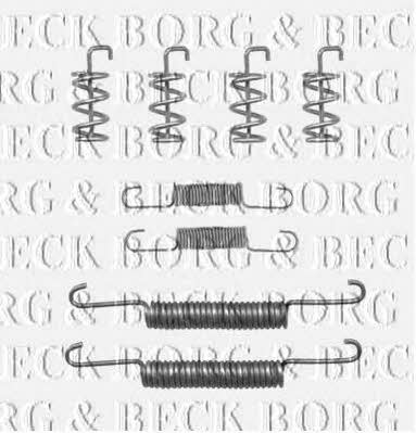 Borg & beck BBK6225 Mounting kit brake pads BBK6225