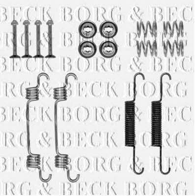 Borg & beck BBK6318 Mounting kit brake pads BBK6318