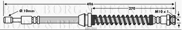 Borg & beck BBH7959 Brake Hose BBH7959