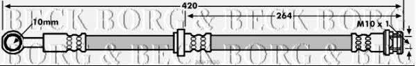 Borg & beck BBH7930 Brake Hose BBH7930