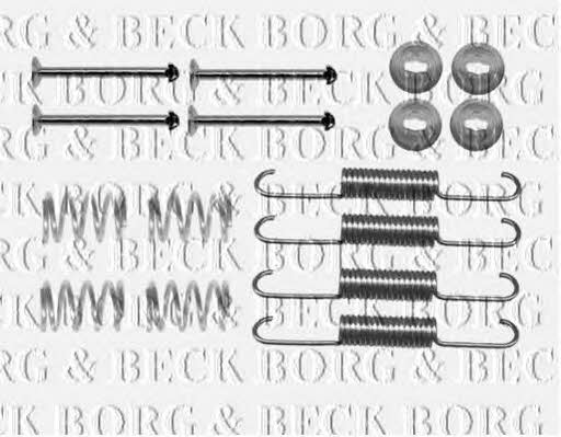 Borg & beck BBK6208 Mounting kit brake pads BBK6208